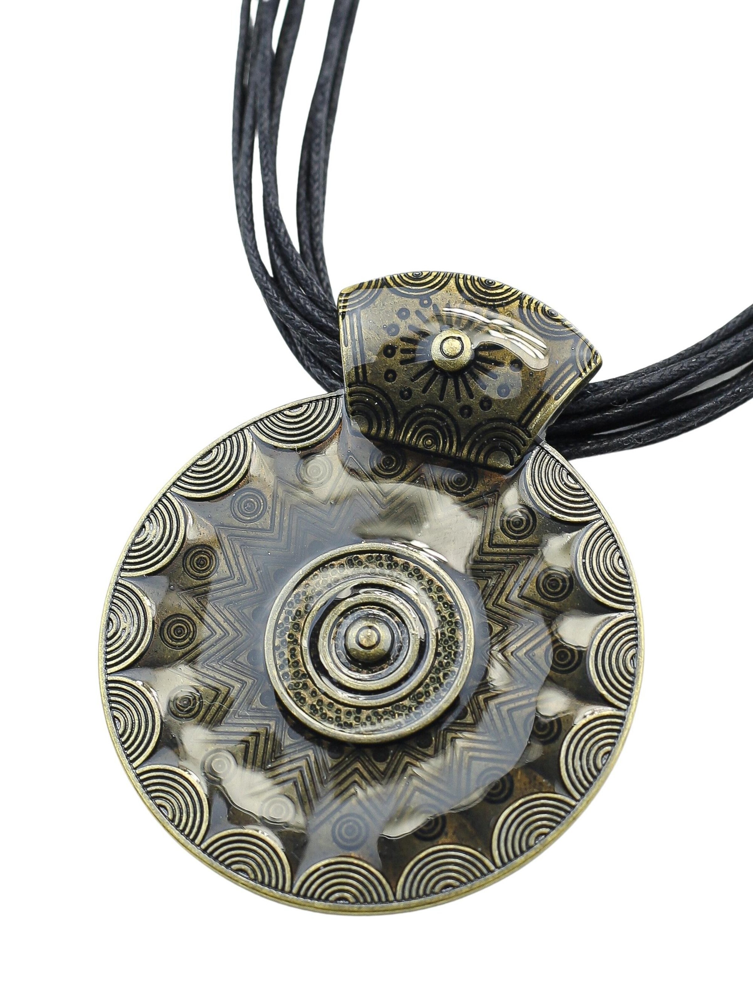 COLLEZIONE ALESSANDRO Necklace 'Ciondolo' in Black