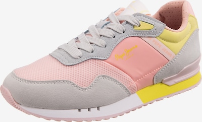 Sneaker bassa 'London' Pepe Jeans di colore blu pastello / limone / rosa chiaro, Visualizzazione prodotti