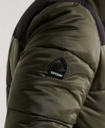 Superdry Winter Jacket 'Code' in Green