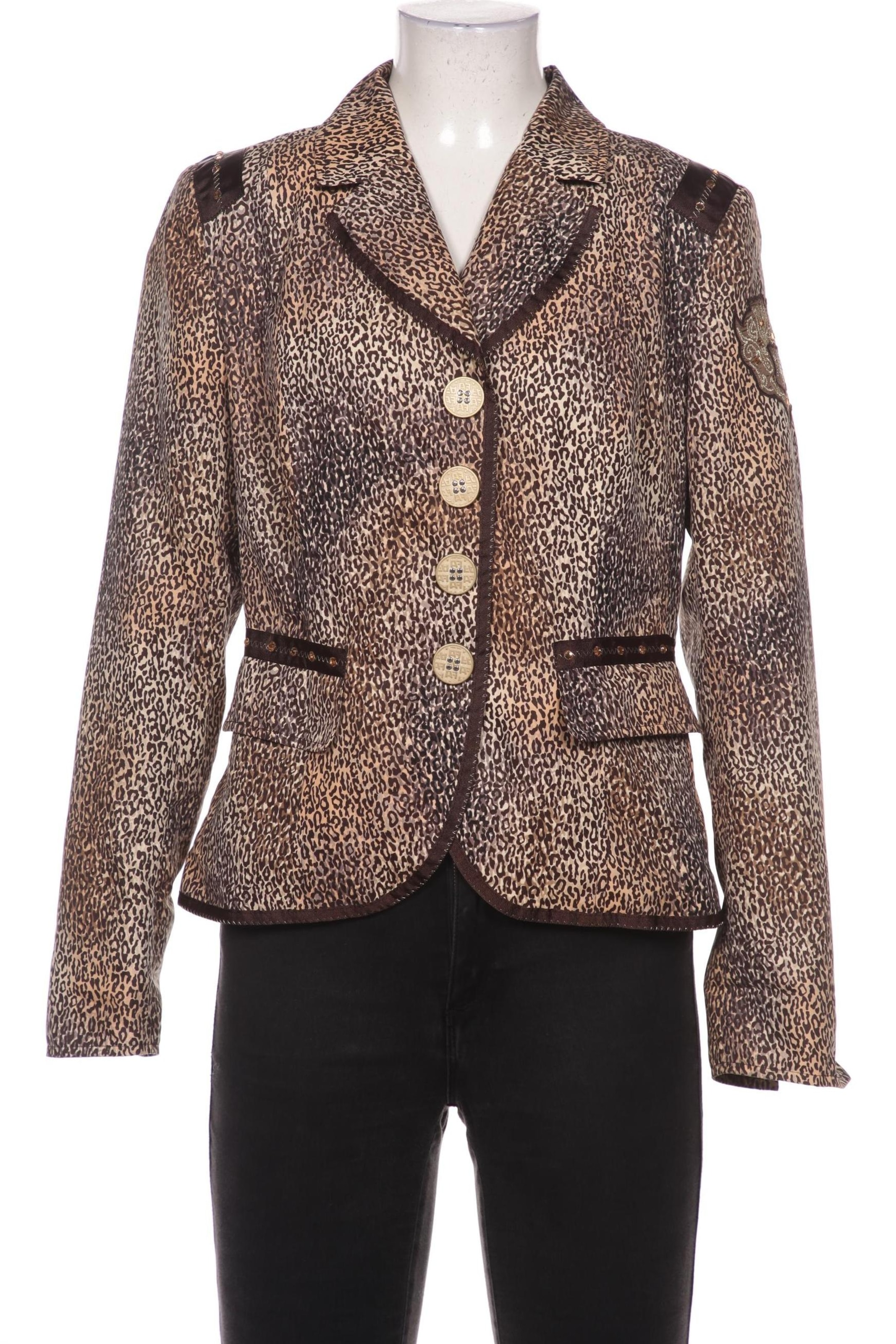 AIRFIELD Blazer in M in Brown: front