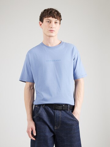 SCOTCH & SODA Shirt 'Seasonal Core' in Blauw: voorkant