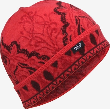 IVKO Mütze 'Ornament' in Orange: Vorderseite