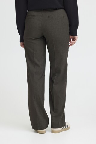 Pulz Wide Leg Hose  'BINDY' in Braun