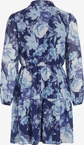 VILA Shirt Dress 'KAROLINA' in Blue