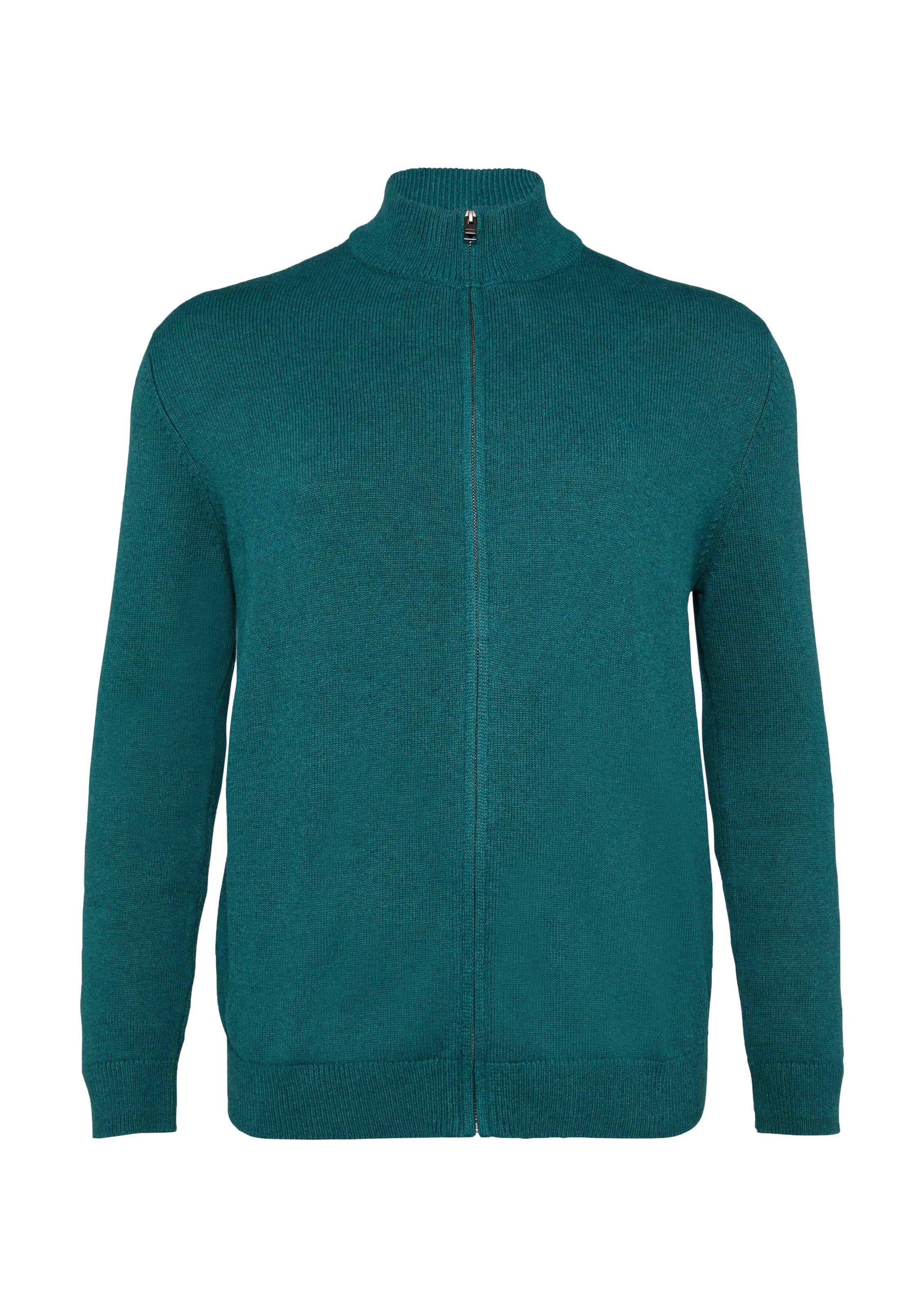 s.Oliver Men Big Sizes Strickjacke in Blau: Vorderseite