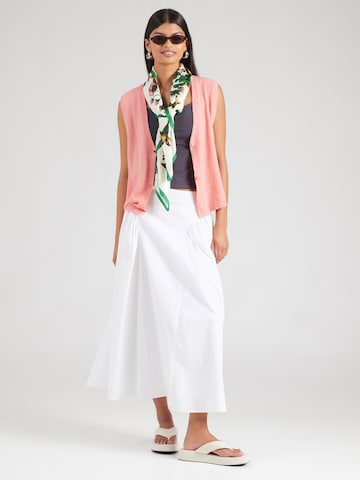 AMERICAN VINTAGE Pleten brezrokavnik 'NAGOO' | roza barva