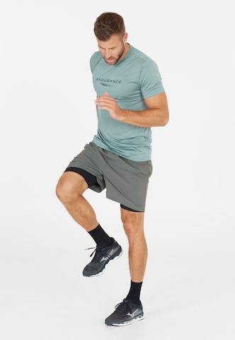 ENDURANCE Regular Workout Pants 'Kros' in Grey