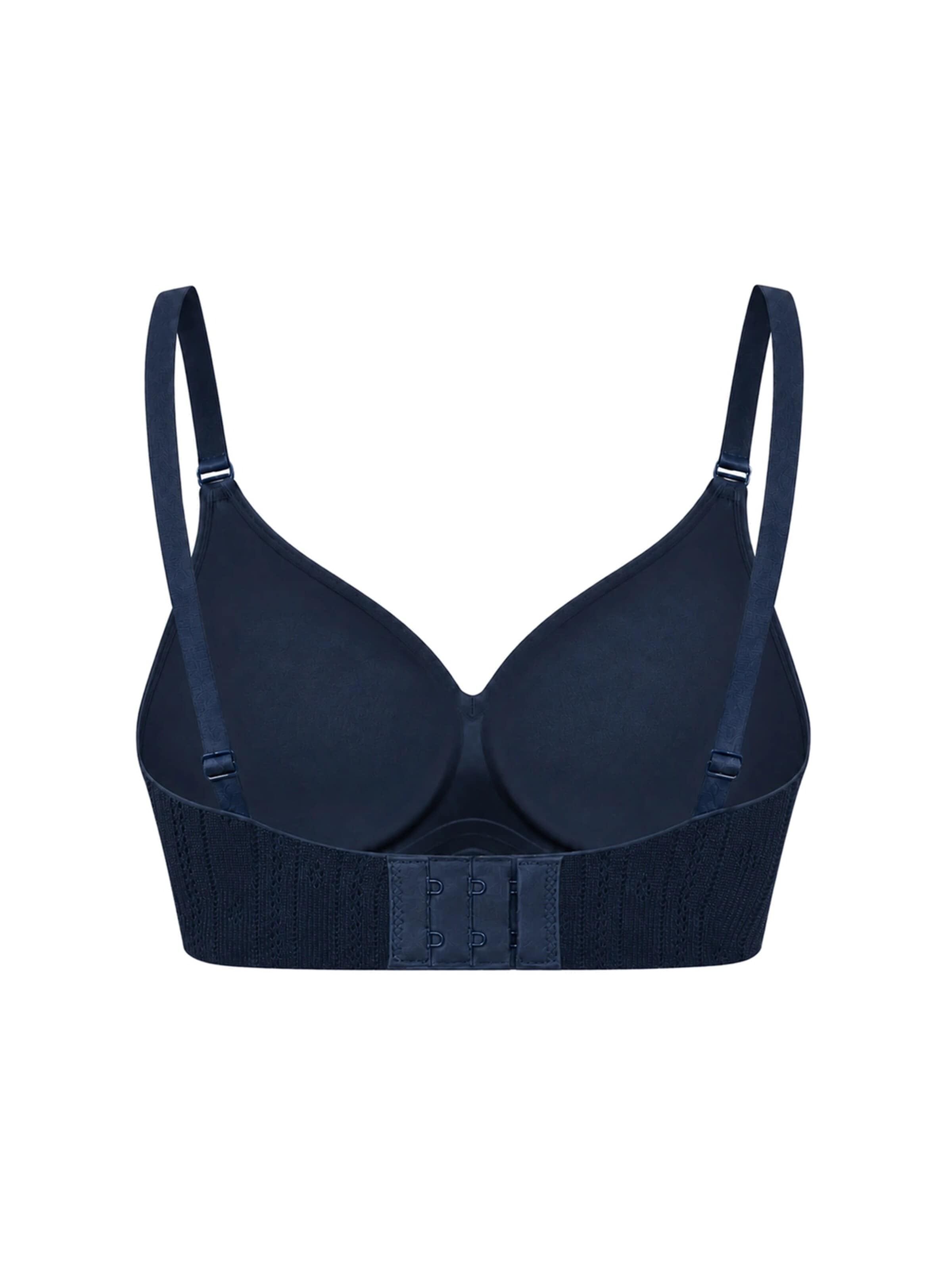 cfab Push-up BH 'Jacquard Comfort Push-Up BH' in Blauw
