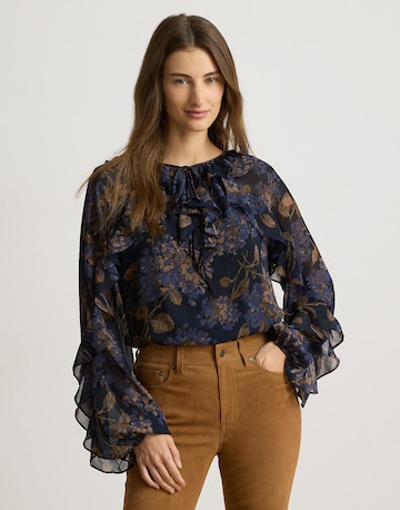 Lauren Ralph Lauren Blúz - kék: elől