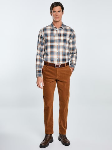 BIG STAR Regular Chino trousers 'TREVIS' in Brown