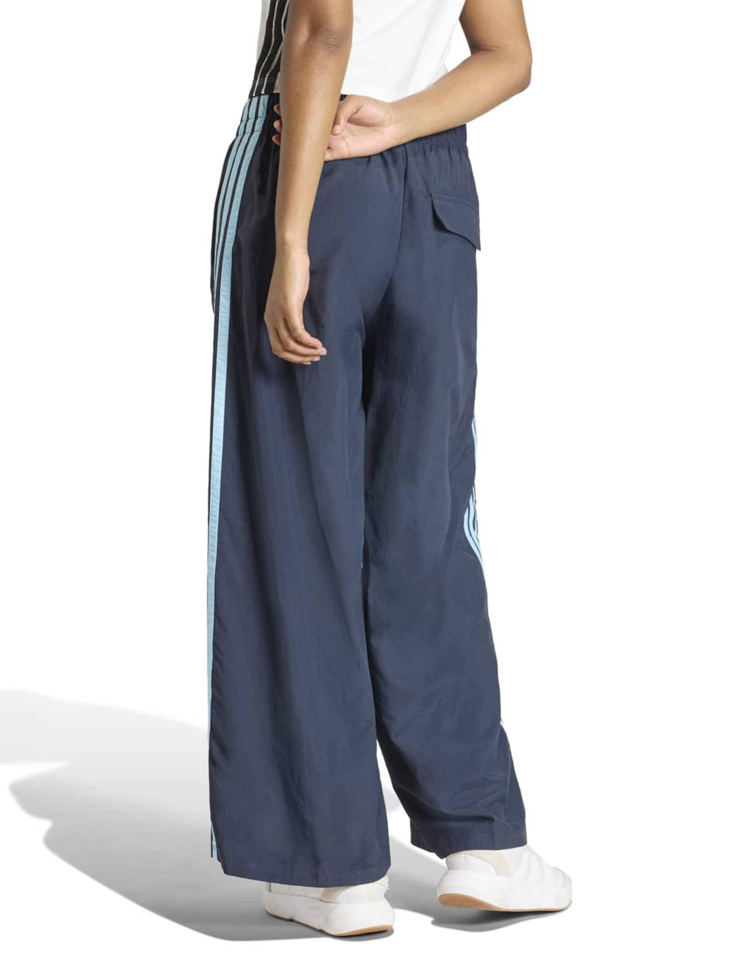 ADIDAS SPORTSWEAR Luźne Spodnie sportowe 'Essentials' w kolorze niebieski