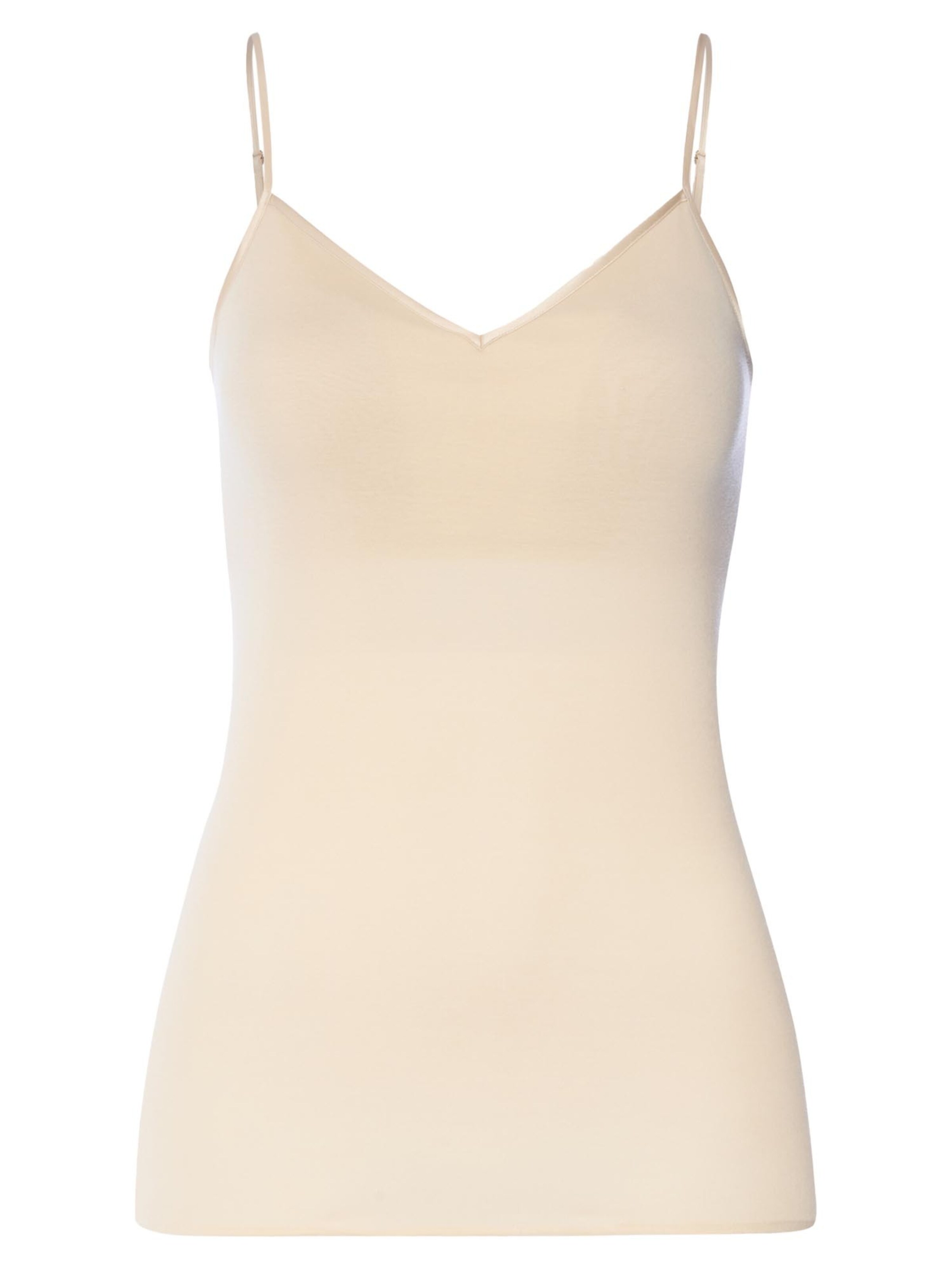 Hanro Undershirt 'Cotton Seamless' in Beige: front