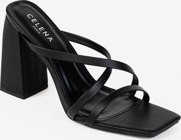 Celena Mules 'Cybill' in Black