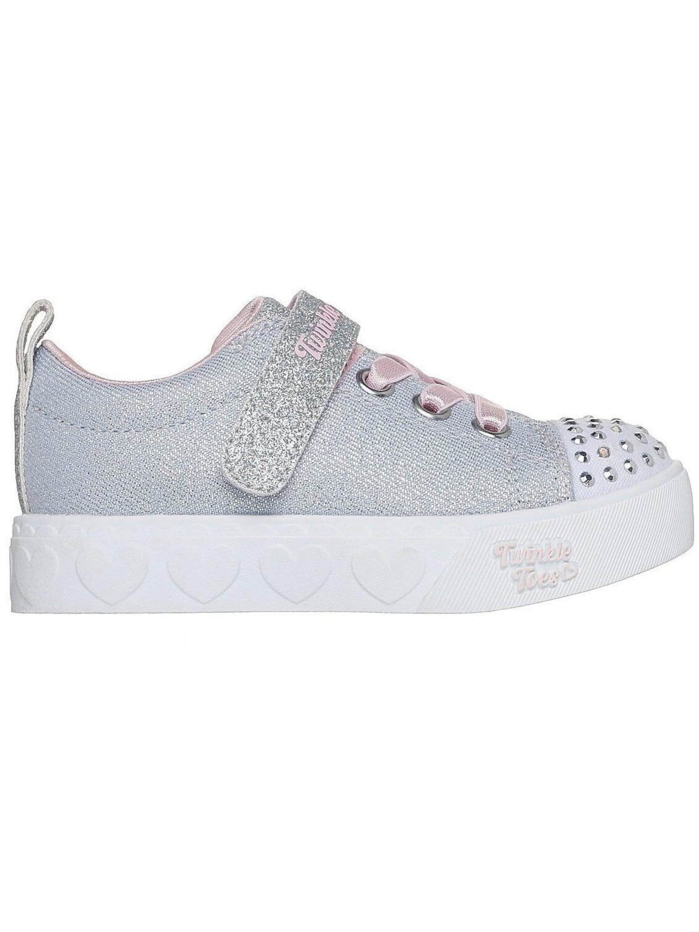 Scarpa sportiva 'Heart Steps - Shimmer Sweetie' di SKECHERS in grigio