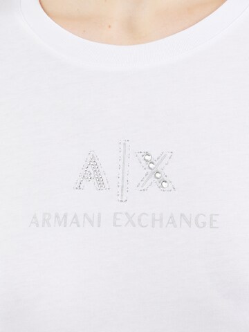 ARMANI EXCHANGE Tričko – bílá