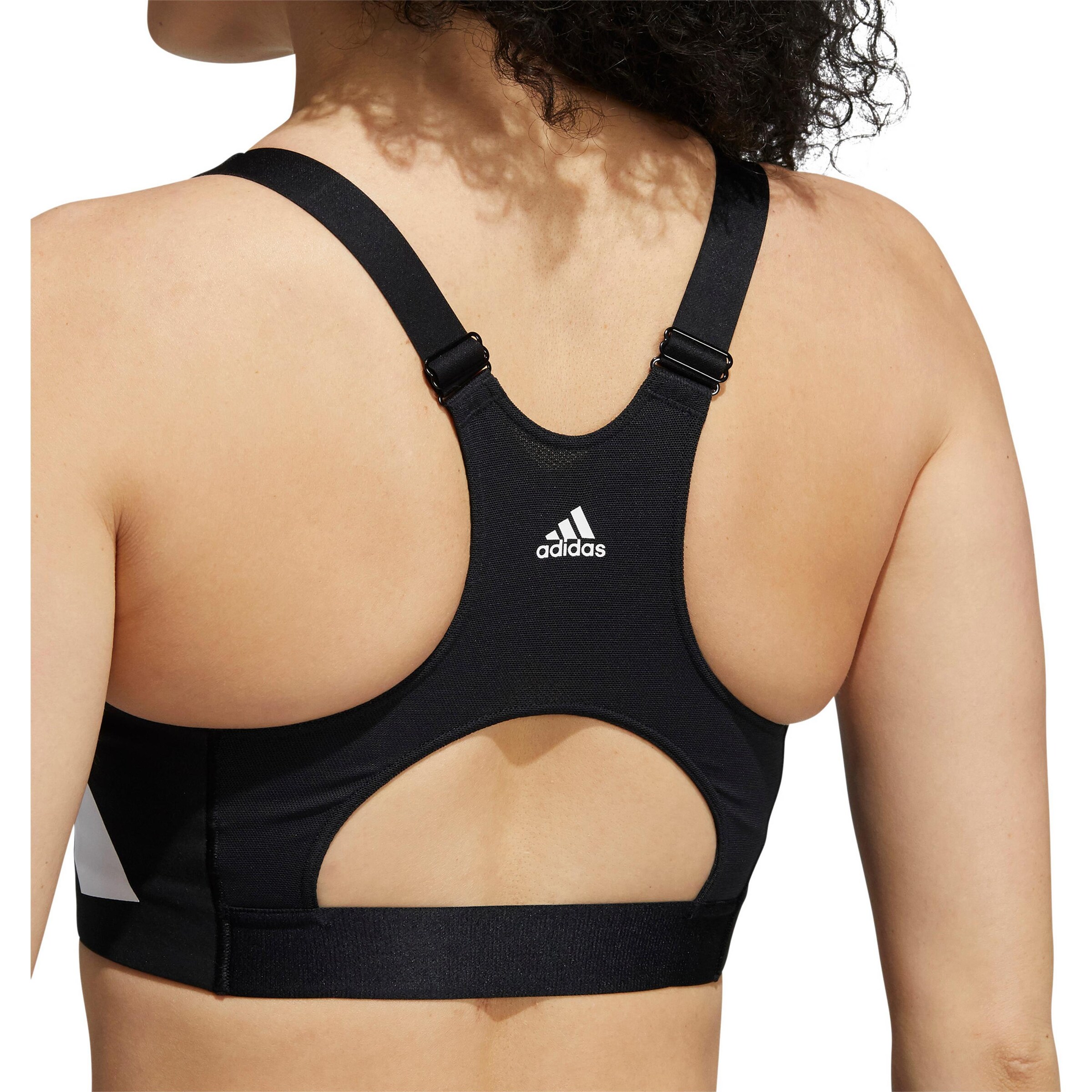 juoda ADIDAS PERFORMANCE Biustjė Sportinė liemenėlė 'Ultimate'