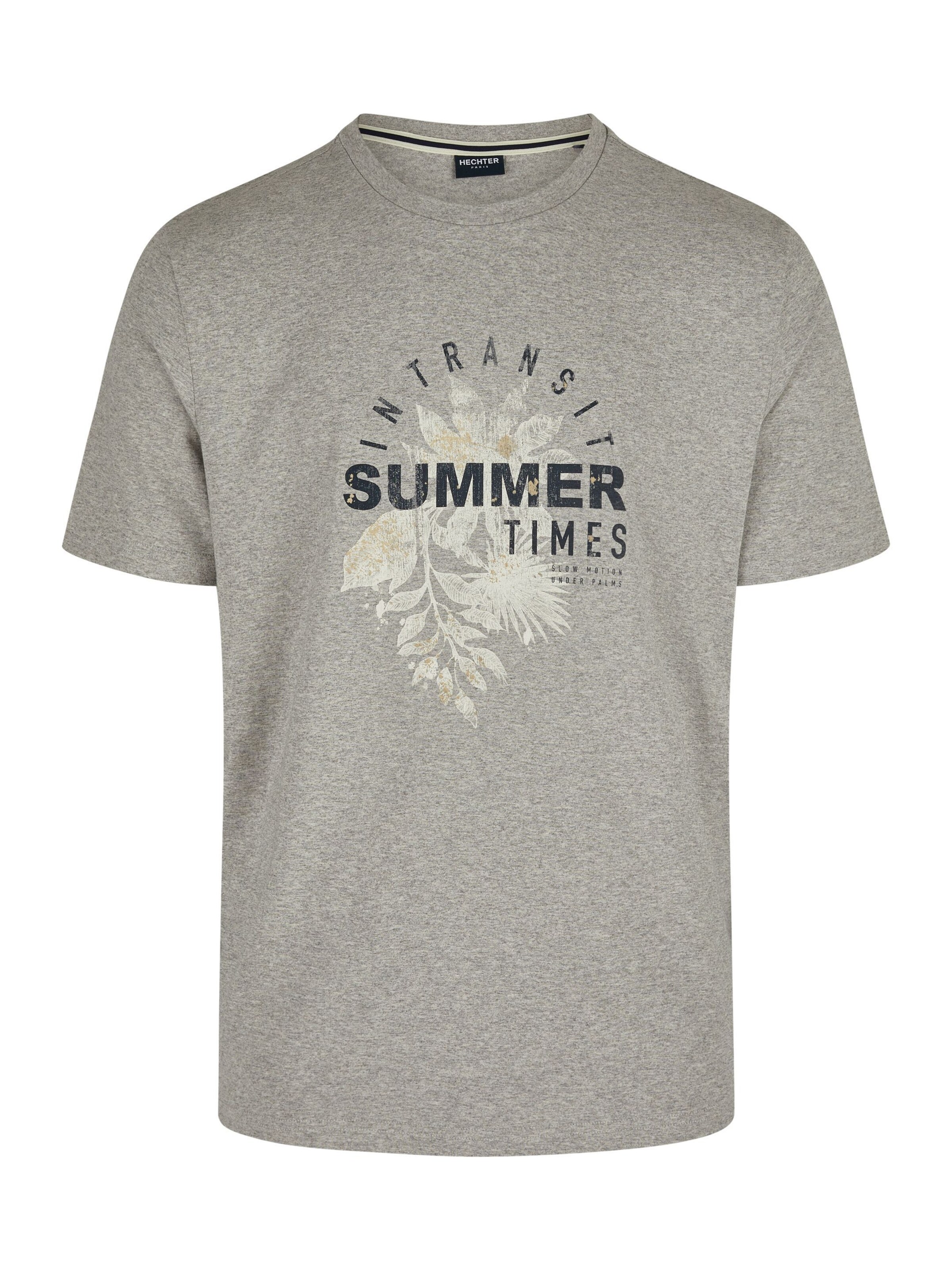 HECHTER PARIS Shirt in Grijs: voorkant