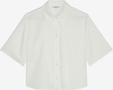 Marc O'Polo DENIM Bluzka w kolorze biały: przód