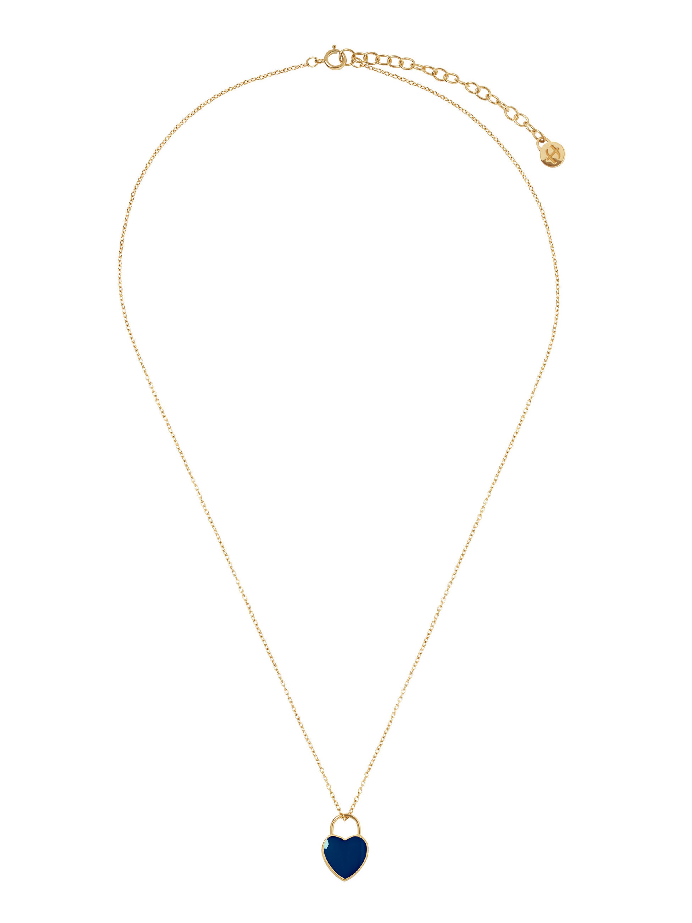 fejn Necklace in Blue: front