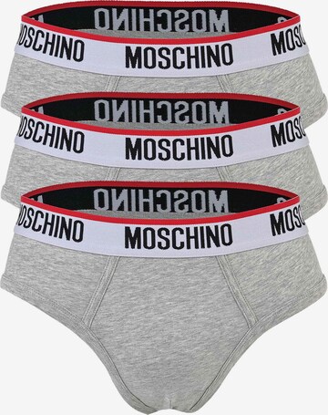 Slip MOSCHINO en gris : devant