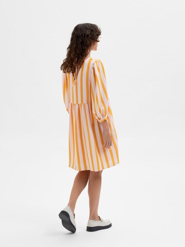 SELECTED FEMME Jurk 'Tinna' in Oranje