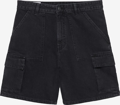 Pull&Bear Cargofarkut koossa 36 värissä musta denim, Tuotenäkymä