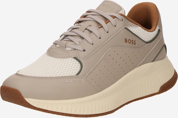 BOSS Platform trainers 'TTNM EVO' in Beige: front