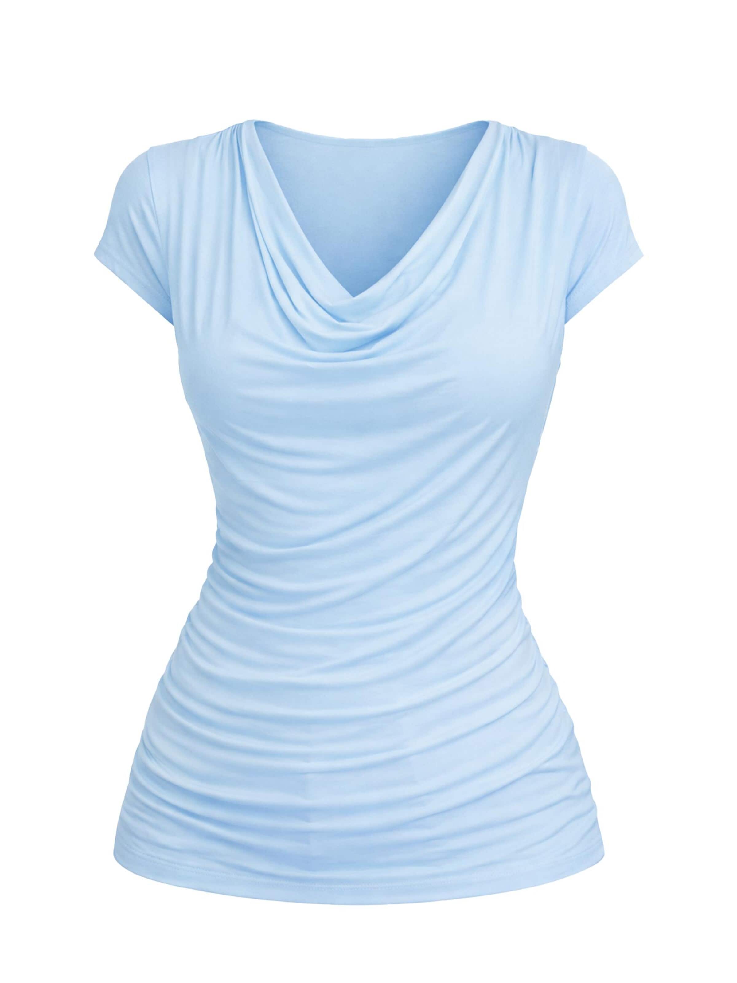 REGINA FASHION Bluse 'Wave Blouse'‌‌‌‌‌‌‌‌‌ in Blau: Vorderseite