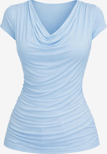 REGINA FASHION Blūze 'Wave Blouse' pieejams S/Klasisks piegriezums, krāsa - debeszils, Preces skats
