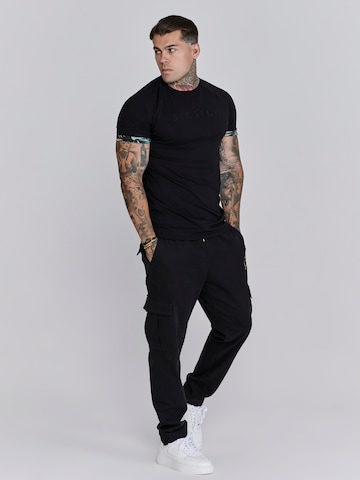 Maglietta di SikSilk in nero