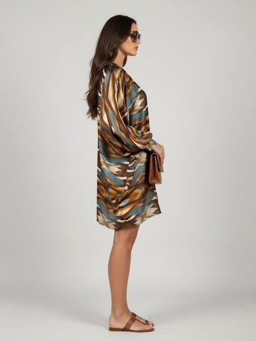 Robe WEARABLE STORIES en marron