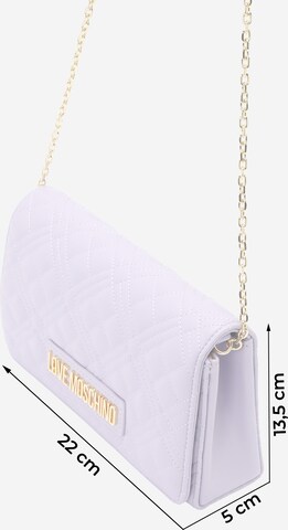 Pochette di Love Moschino in lilla