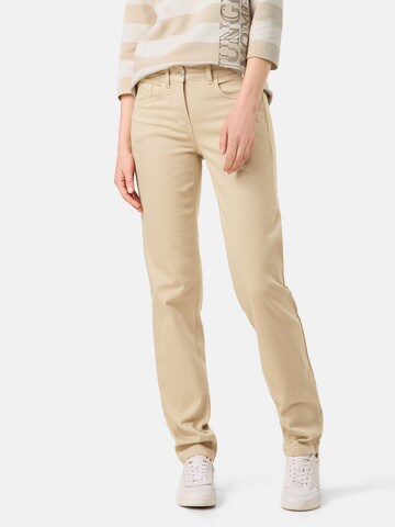 GERRY WEBER Slim fit Jeans in Beige: front