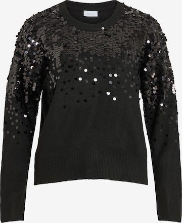 VILA Sweater in Black: front