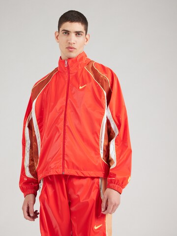 Nike Sportswear Демисезонная куртка в Красный: спереди