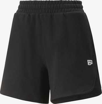 PUMA Loosefit Broek in Zwart: voorkant