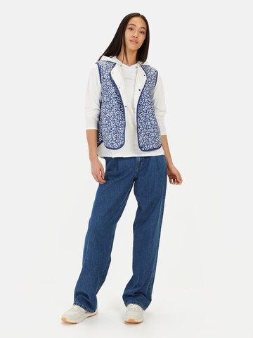 CAMEL ACTIVE Weste mit Blumenprint in Blau