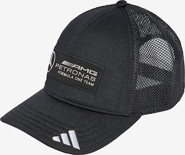 ADIDAS PERFORMANCE Sports cap 'Mercedes - AMG Petronas Formula Onr Team DNA' in Black: front