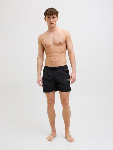 JACK & JONES Board Shorts 'JPSTNaxos' in Black