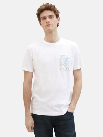 T-Shirt TOM TAILOR en blanc