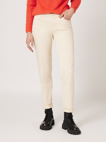 NAF NAF Slimfit Hose 'Powi' in Beige: predná strana