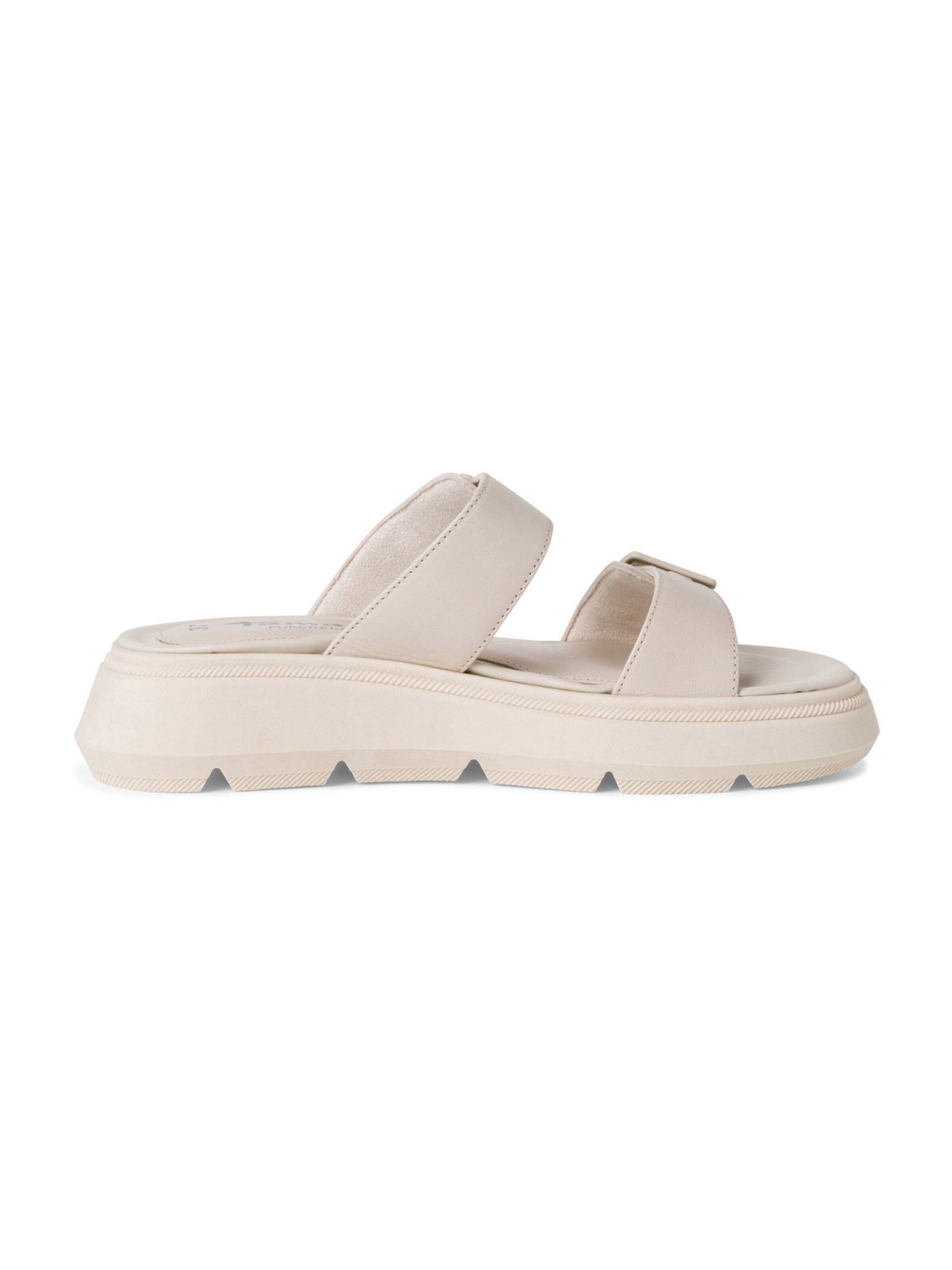 Frauen Sandalen TAMARIS Pantolette in Beige - MC72881 Frauen Sandalen TAMARIS Pantolette in Beige - MC72881