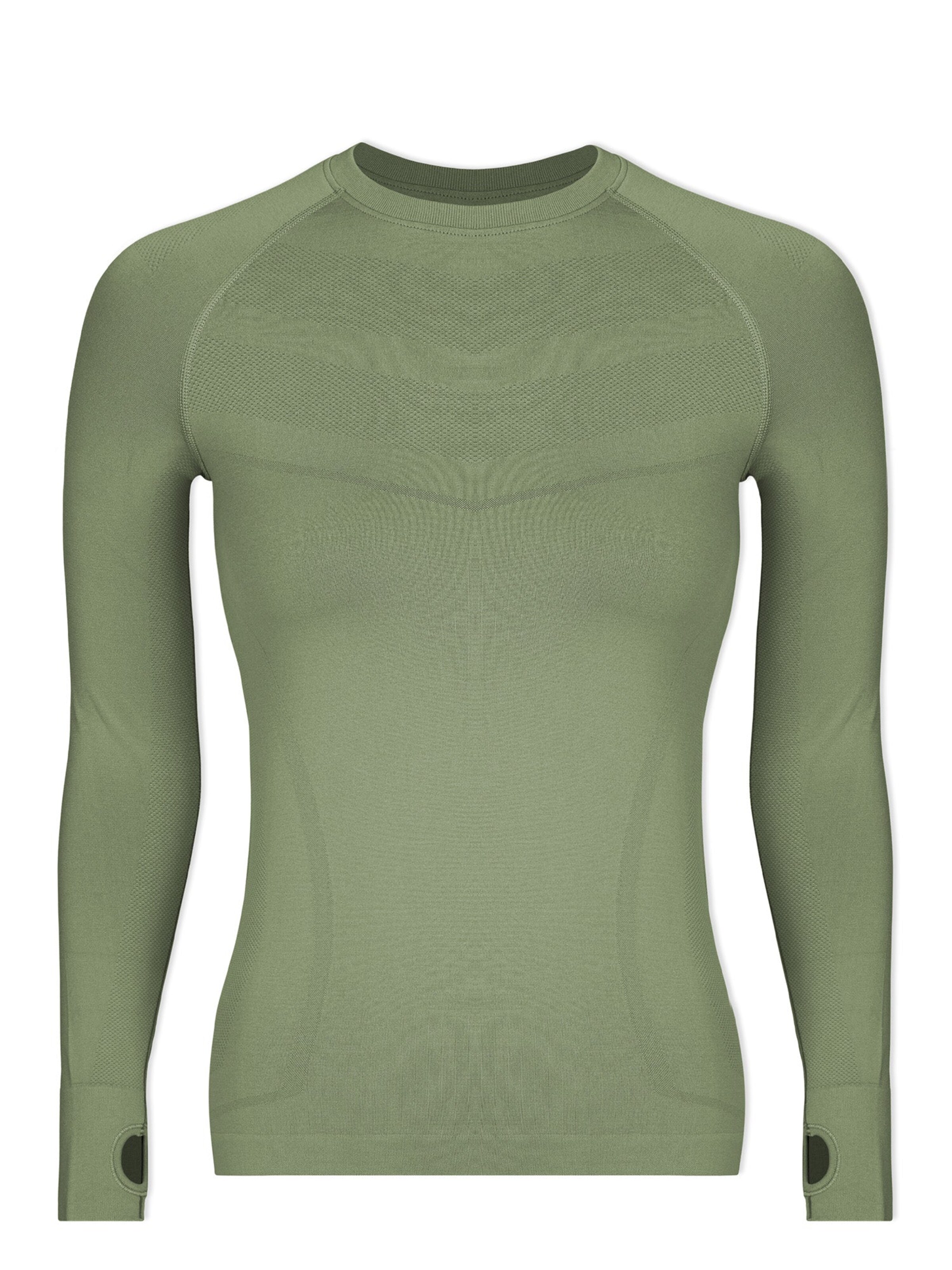 SNOCKS Funktionsshirt in Grün: Vorderseite