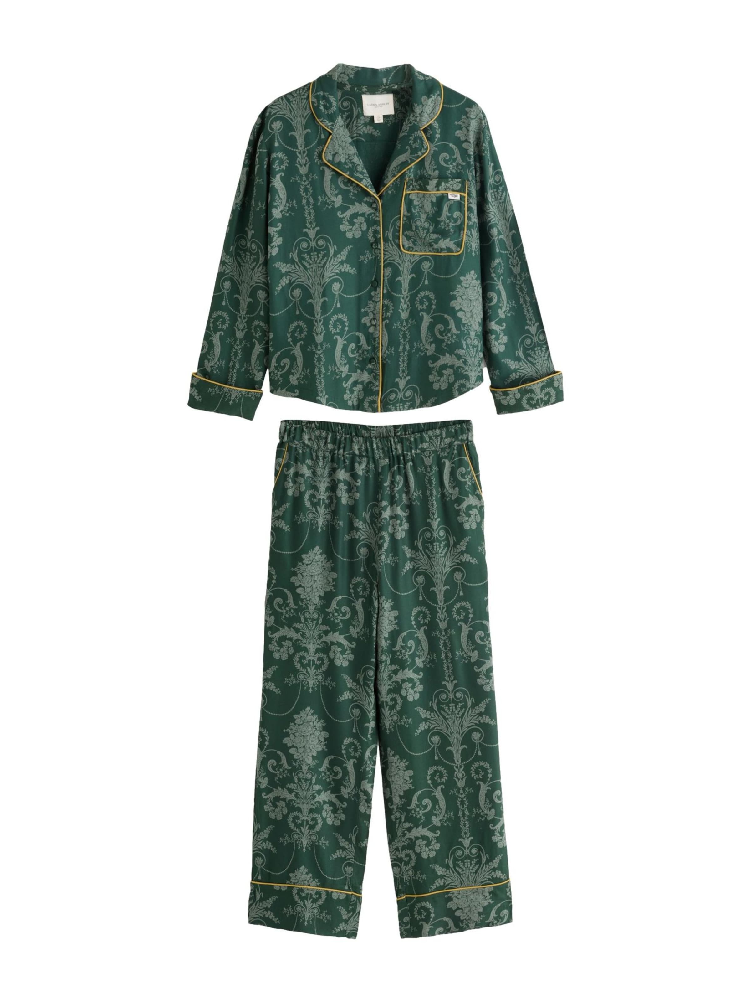 Pyjama 'Josette' LAURA ASHLEY en vert : devant