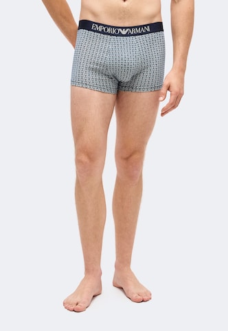 Emporio Armani Boxerky – modrá: přední strana