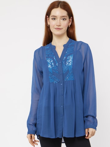 VICCI Germany Bluse in Blau: predná strana