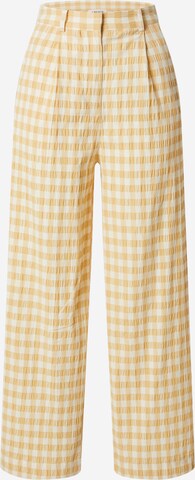 EDITED Wide Leg Hosen 'Lucca' in Beige: predná strana