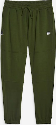 Pantaloni sport 'Downtown' de la PUMA pe verde: față