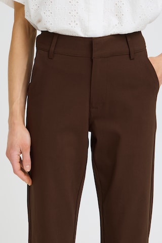 b.young - Slimfit Calças chino 'BYDIXI' em castanho