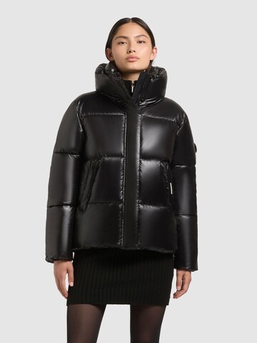 Veste d’hiver 'NALA' khujo en noir : devant